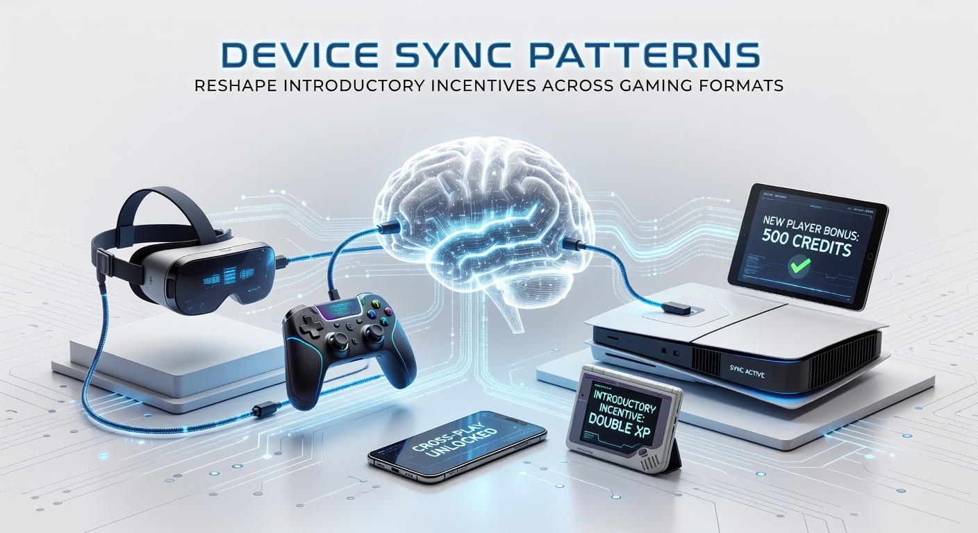 Diagram depicting data flow between synced devices and interconnected bonus structures in virtual sports table games and poker environments