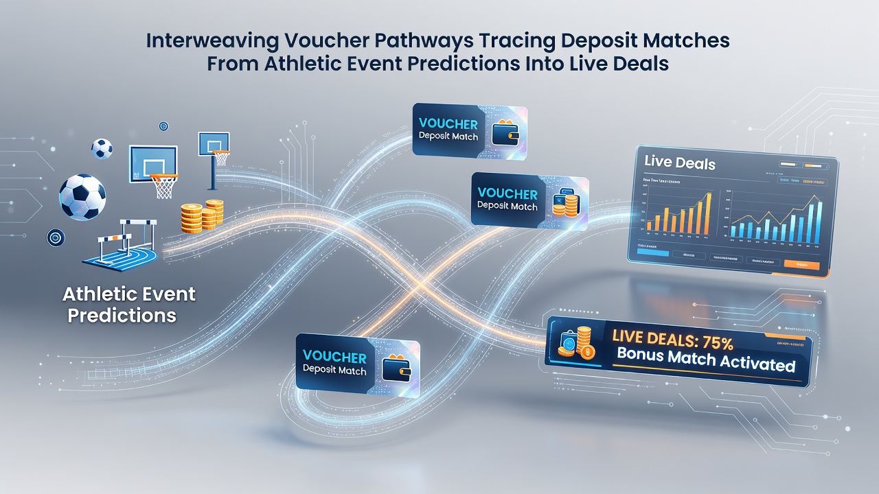 Diagram showing interconnected gaming networks where sports deposit matches convert into live dealer table access